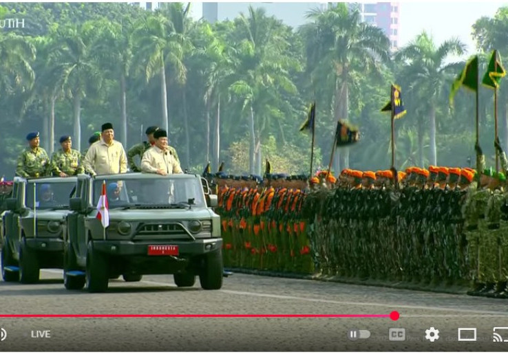 Menhan Sjafrie Ingatkan TNI di Usia ke-80 Tahun Selalu Hadir dan Ikut Aktif Mengatasi Kesulitan Rakyat 