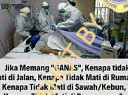 [HOAKS atau FAKTA]: Virus Corona Ganas dan Mematikan, tapi yang Mati Selalu di RS