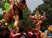 Kemeriahan Pawai Ogoh-ogoh di Banten
