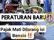 [HOAKS atau FAKTA] : Pertamina Larang Orang yang Belum Bayar Pajak Isi BBM