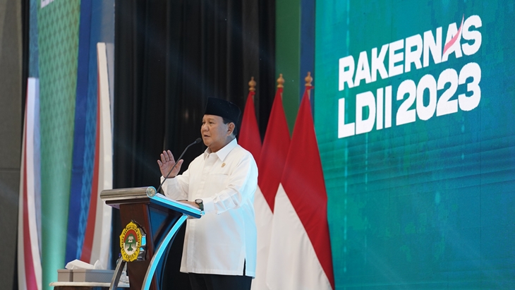Di Rakernas LDII, Prabowo Ungkap Alasan Mau Jadi Menteri Jokowi