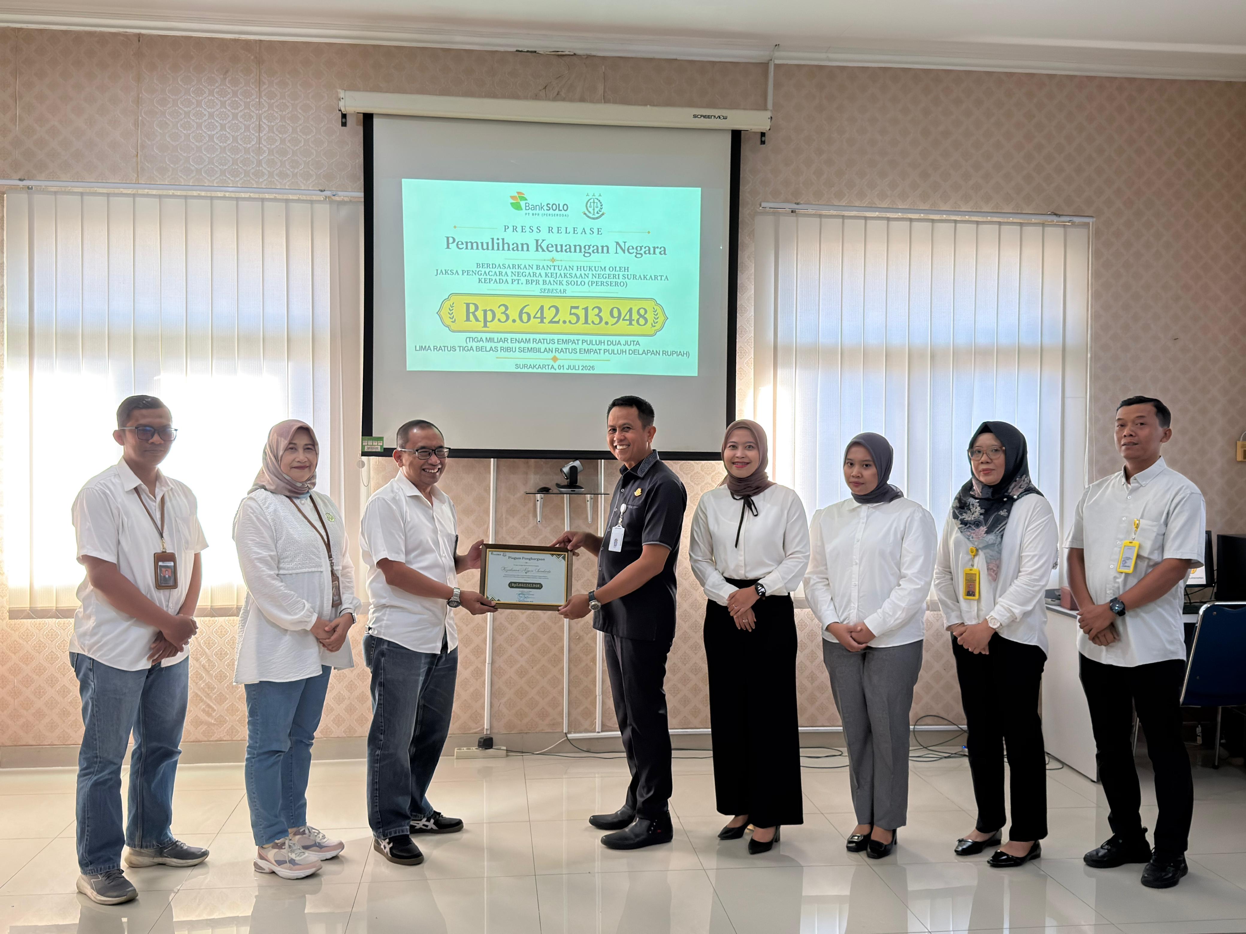 Jaksa di Solo Turun Tangan Tangani Kredit Macet Rp 3,6 Miliar