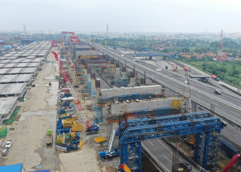 Proyek Kereta Cepat. (Foto: Antara)