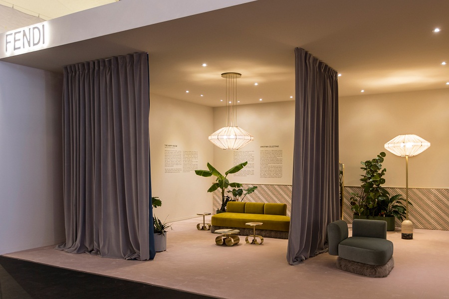 Desain Interior Ruang Ganti Glamour Rancangan Cristina Celestino