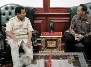 Bertemu di Kemhan, AHY Singgung Kenaikan Pangkat Prabowo