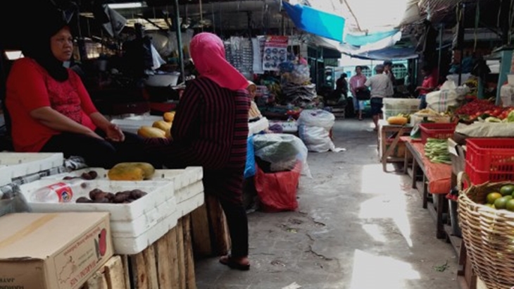 Pasar Tanah Kongsi Padang (Antara Foto/Ikhwan Wahyudi)