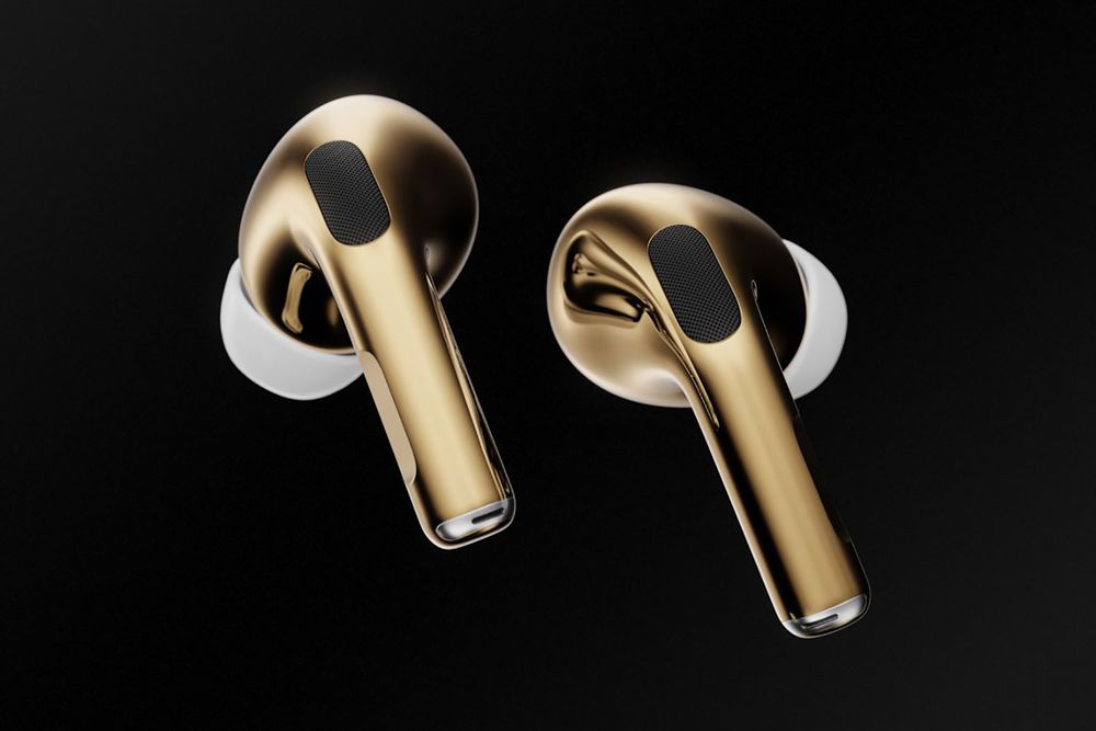 AirPods Pro Lapis Emas 18-Karat Ala Caviar Dijual Seharga Satu Rumah! 