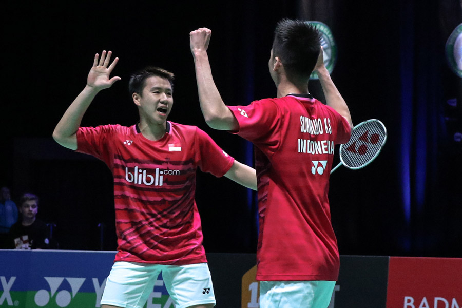 Kevin/Marcus ke Semifinal, Tontowi/Liliyana Kandas 
