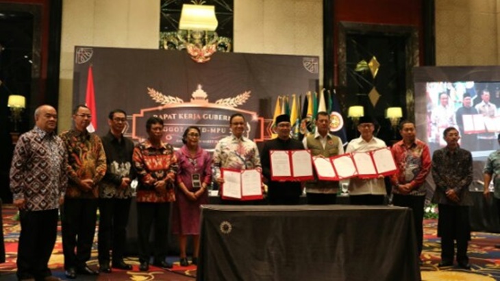 Rapat Kerja Gubernur XIX FKD MPU, Anies Minta Pemda Turun Tangan Bantu Bencana