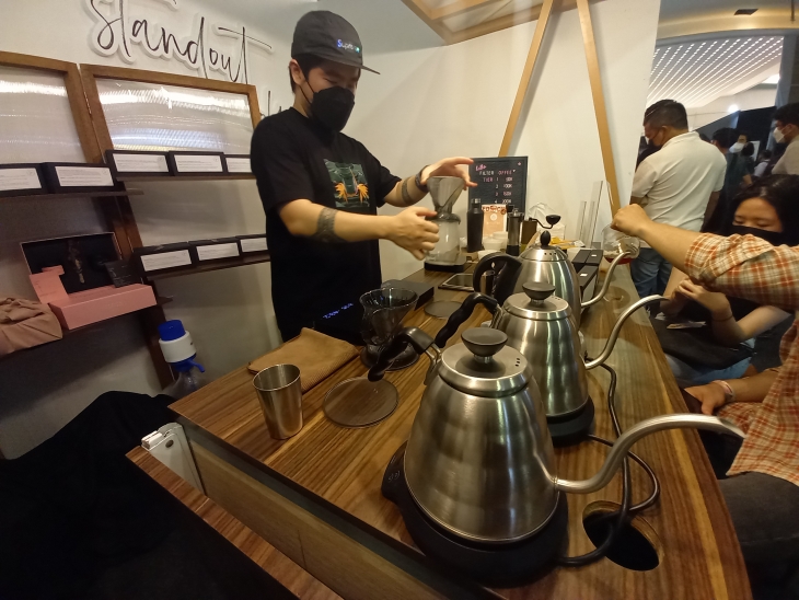 Beangasm hadir bersama Standout Coffee. (Foto: MP/Raden Yusuf