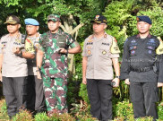  Gelar Apel Pengamanan Kampanye Akbar Jokowi-Ma'ruf, TNI dan Polri Jaga Ketat Kawasan GBK