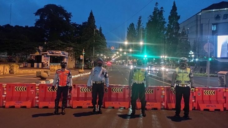 Daftar Jalan Disekat Selama Bandung Raya Siaga 1 COVID-19