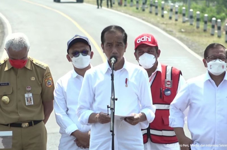 Jelang Arus Mudik, Presiden Jokowi Resmikan Jalan Lingkar Brebes-Tegal