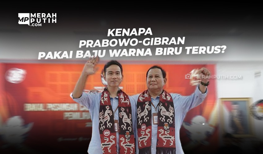 Kenapa Prabowo-Gibran Pakai Baju Warna Biru Terus?