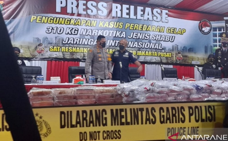 Polisi Selidiki Dugaan Keuntungan Penyelundupan 310 Kg Sabu untuk Terorisme