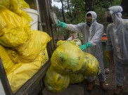 Dinas LH DKI Kumpulkan 859 Kg Masker Bekas di Tengah Pandemi Corona