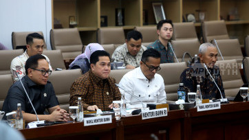 Raker Menteri BUMN dengan Komisi VI DPR Bahas Rencana Kerja Anggaran KemenBUMN Tahun 2026