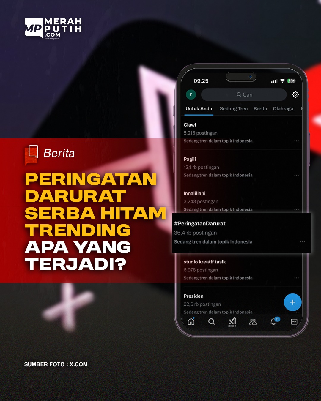 Peringatan Darurat Serba Hitam Trending, Apa yang Terjadi?