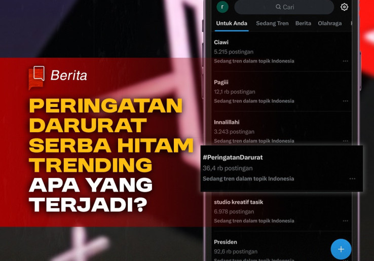Peringatan Darurat Serba Hitam Trending, Apa yang Terjadi?