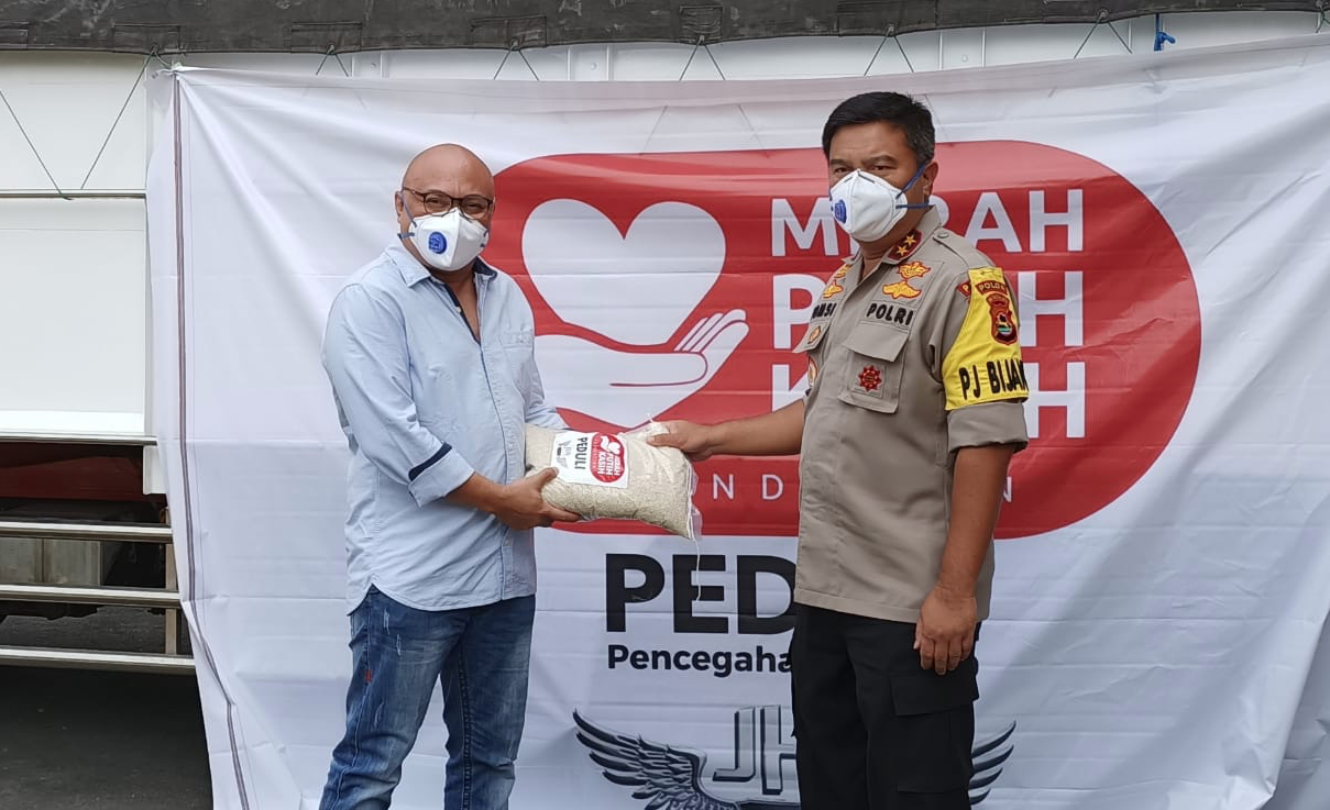JHL Group Sumbangkan 10 Ton Beras ke NTB, Kapolda Ucapkan Terima Kasih