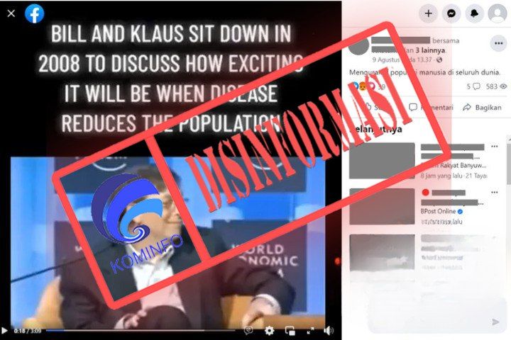[HOAKS atau FAKTA]: Bill Gates Berencana Melakukan Depopulasi Manusia di Dunia