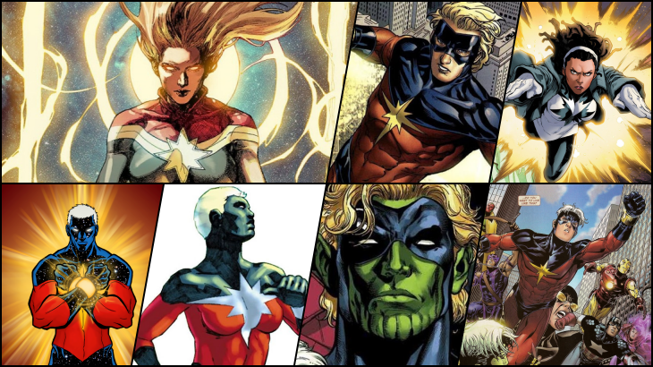 Mengenal 7 Karakter Captain Marvel di Marvel Comic