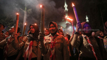 Pawai Obor Menyambut Tahun Baru Islam 1440 Hijriah
