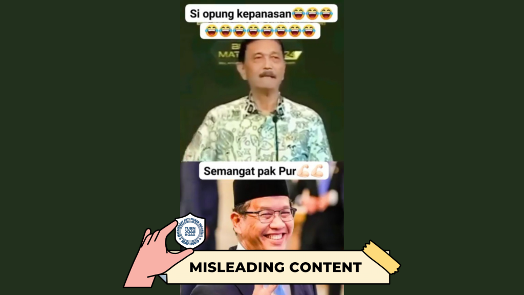 [HOAKS atau FAKTA] Luhut Kasih Peringatan Keras untuk Menkeu Purbaya: Jangan Sombong kalau Berbicara, Harus Tiru Jokowi!