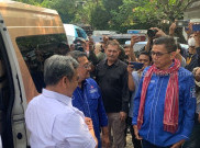 Sambut Elite Gerindra di Markas Demokrat, Hinca Pandjaitan: Main Kita