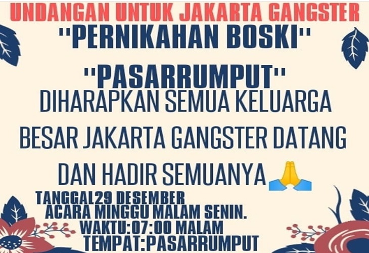 Seruan tawuran di malam tahun baru ramai beredar di media sosial