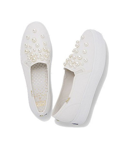 Keds triple decker pearl
