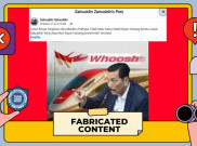 [HOAKS atau FAKTA]: Gara-Gara Menkeu Purbaya Tak Mau Talangi, Luhut Ancam Rakyat Ikut Bayar Utang Whoosh Rp 119 Triliun