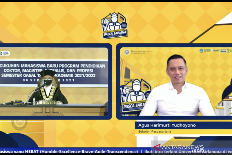 AHY Ambil Kuliah Program Doktor Pengembangan SDM Unair