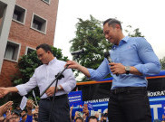 Tiba di Markas Demokrat, Anies Disambut AHY dan Ibas