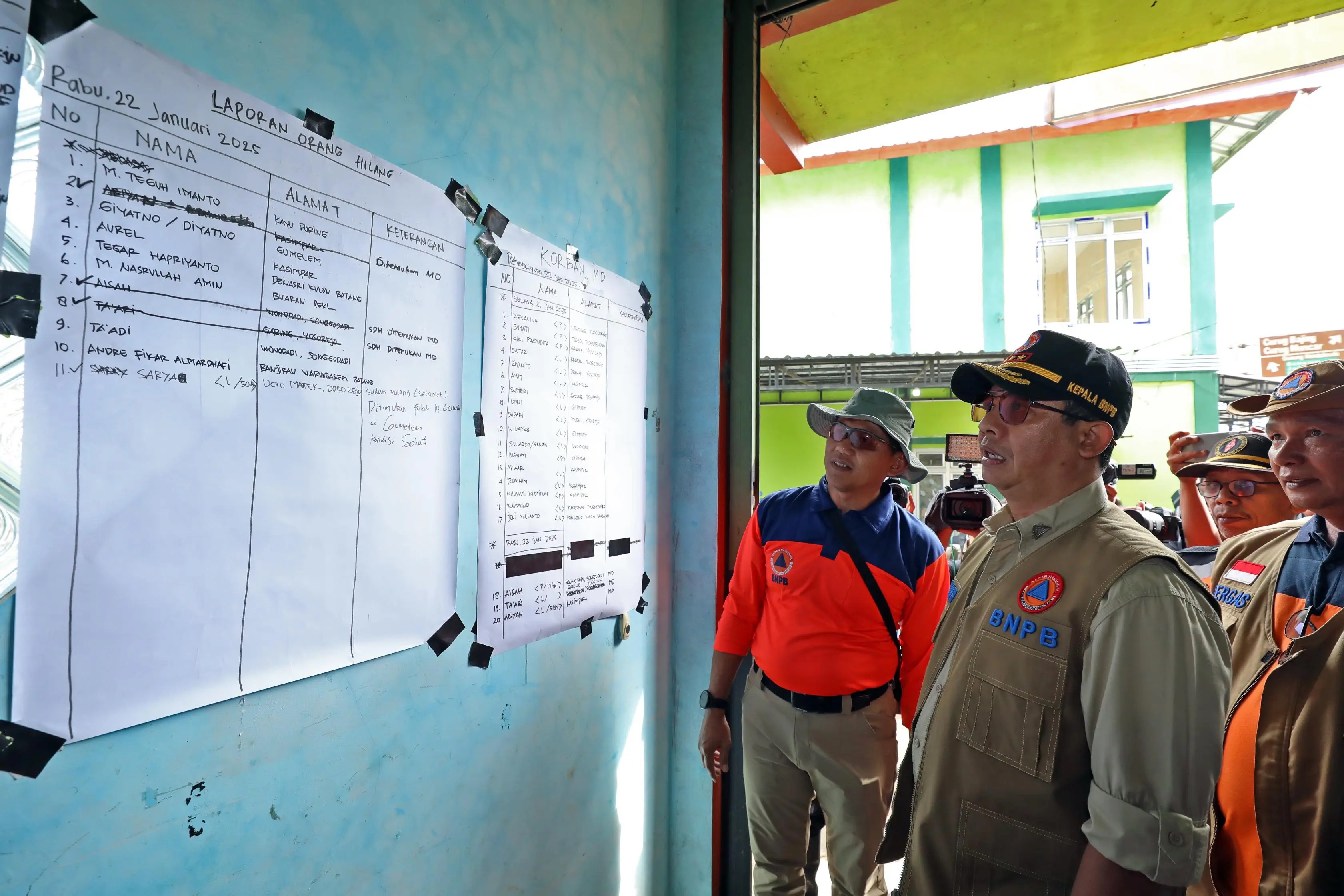 Kepala BNPB Pastikan Pencarian Korban Tanah Longsor Pekalongan Dilakukan Semaksimal Mungkin Sesuai Perintah Presiden