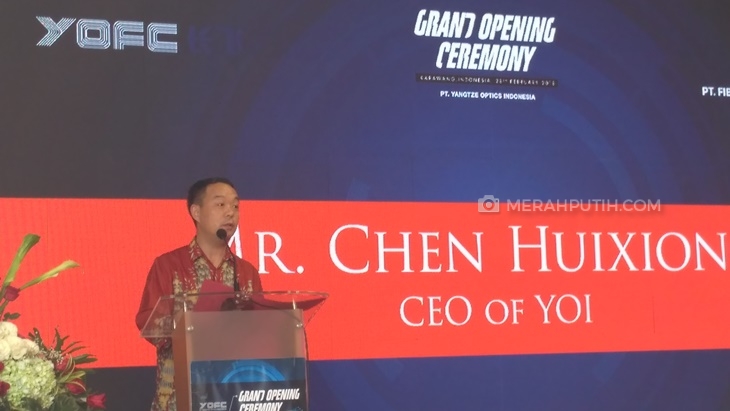 PT Yangtze Optics Indonesia Resmikan Pabrik Kabel Optik di Karawang