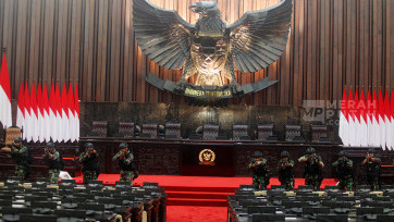 Simulasi Anti Teror Pengamanan VIP Pelantikan Presiden dan Wakil Presiden RI