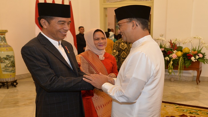 Anies Baswedan dan Presiden Jokowi