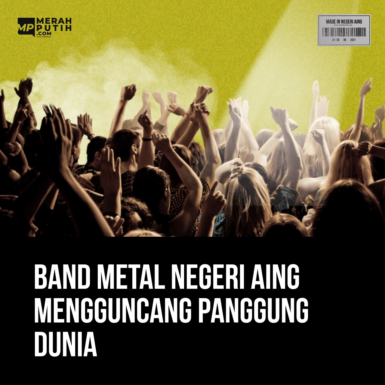 Band Metal Negeri Aing Mengguncang Panggung Dunia