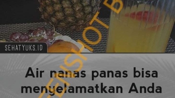 [HOAKS atau FAKTA]: Air Nanas Panas Bisa Membunuh Sel Kanker