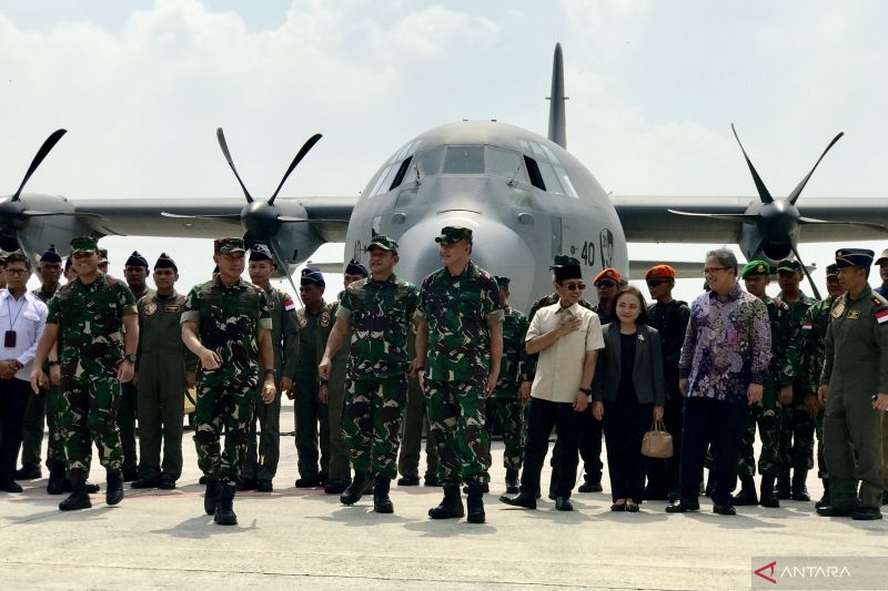 TNI Memulai Misi Pengiriman Bantuan Bagi Gaza Lewat Udara