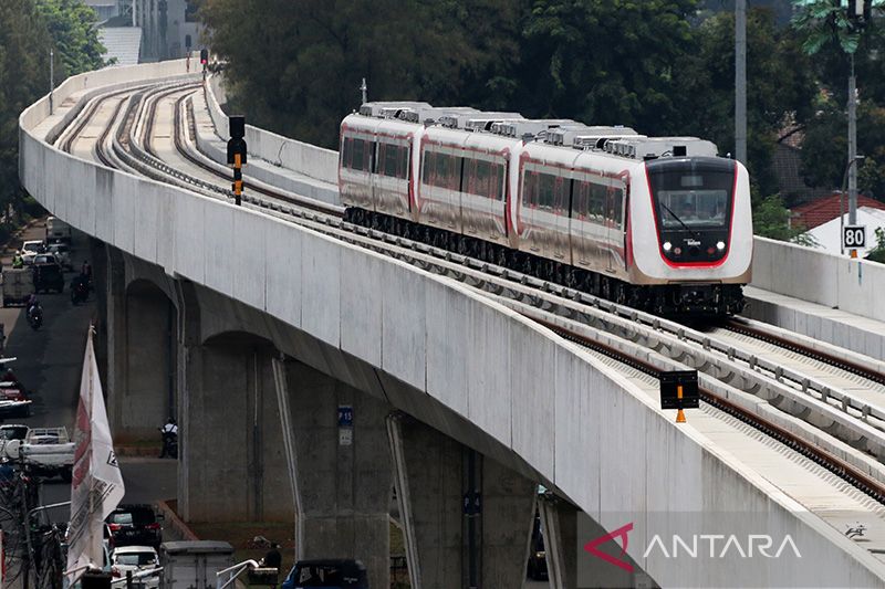 Pembangunan LRT Jakarta Velodrome-Manggarai Ditargetkan Rampung 2024