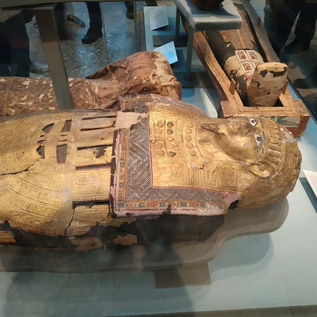 Koleksi mumi di British Museum (Sumber: Instagram/cekkina90)