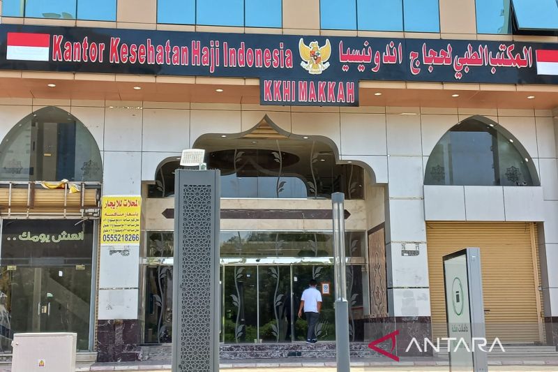 Kantor Kesehatan Haji Indonesia (KKHI) Daerah Kerja Mekkah. ANTARA/Desi Purnamawati