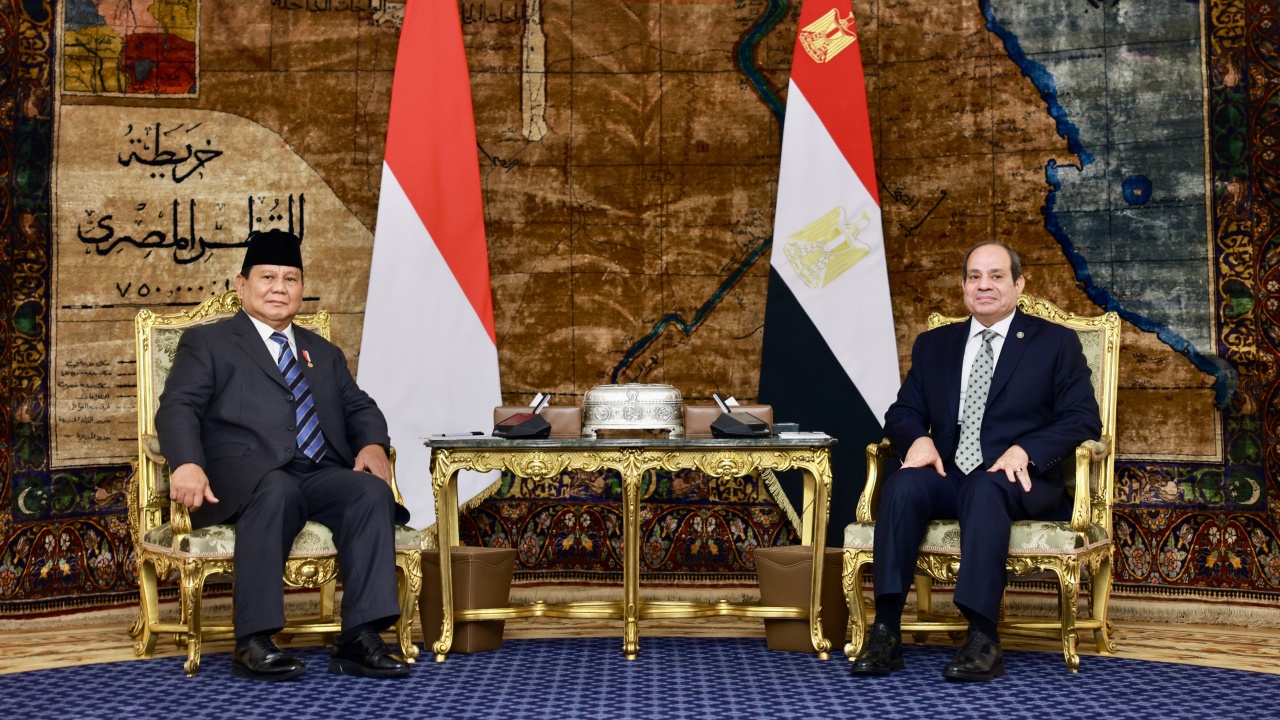 Prabowo dan El-Sisi Suarakan Gencatan Senjata di Palestina
