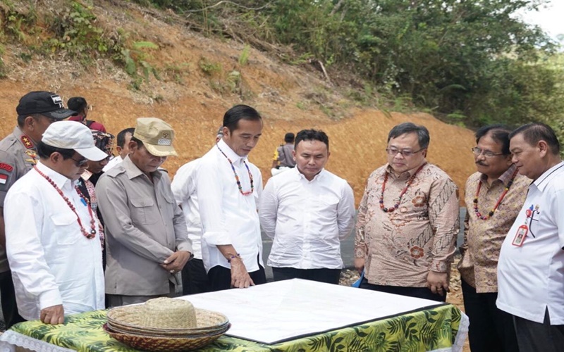 Jokowi Tinjau Kawasan Segitiga Emas Kalteng Calon Lokasi Ibu Kota