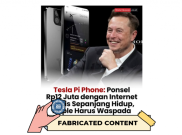 [HOAKS atau FAKTA] : Elon Musk Luncurkan Tesla Pi Phone, Gratis Internet Seumur Hidup