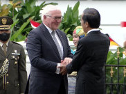 Jokowi Sambut Presiden Jerman Frank-Walter Steinmeier di Istana Bogor