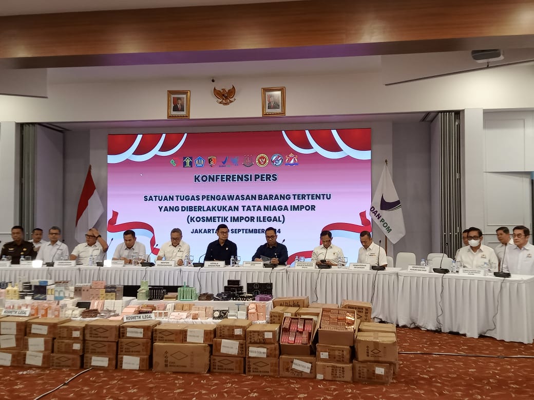 Kosmetik ilegal yang diamankan akan dimusnahkan