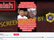 [HOAKS atau FAKTA] Dukung Prabowo Subianto Bakal Dapat Uang Rp 15 Juta